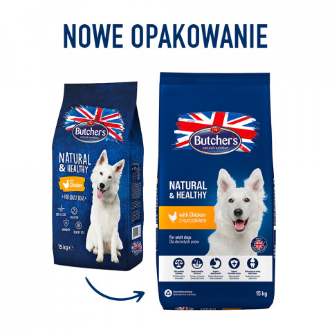 Butcher's Pet Care Natural&Healthy 15 kg Adult Rind - Fotogalerie 5