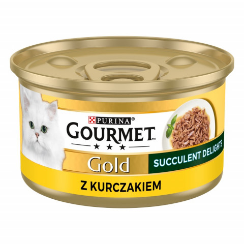PURINA Gourmet Gold Succulent Delights Chicken - Nassfutter für Katzen - 85g - Fotogalerie 1