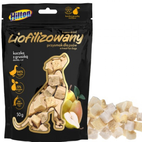 HILTON Freeze-dried treats with duck and pear - leckerli für hunde - 50g - Fotogalerie 1