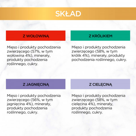 PURINA GOURMET GOLD Mousse Mix 4 Geschmacksrichtungen - Nassfutter für Katzen - 96x85g - Fotogalerie 6