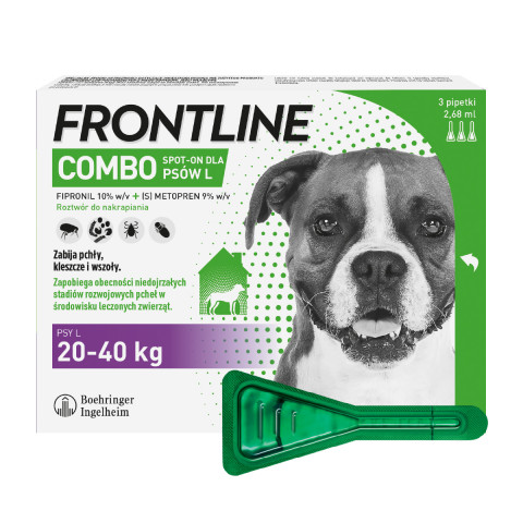 Frontline Combo Spot-on L - Parasitentropfen für Hunde - 3 x 2,68 ml - Fotogalerie 2