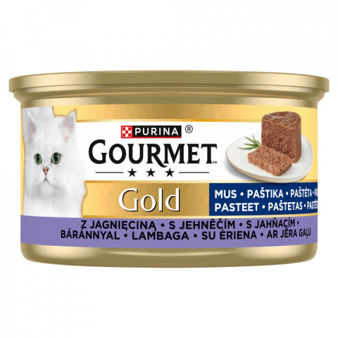 PURINA Gourmet Gold Mousse with lamb - nassfutter für Katzen - 48x85g - Fotogalerie 3