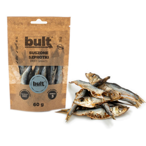 BULT Eko Getrocknete Sprotten - Hundeleckerli - 60g - Fotogalerie 2