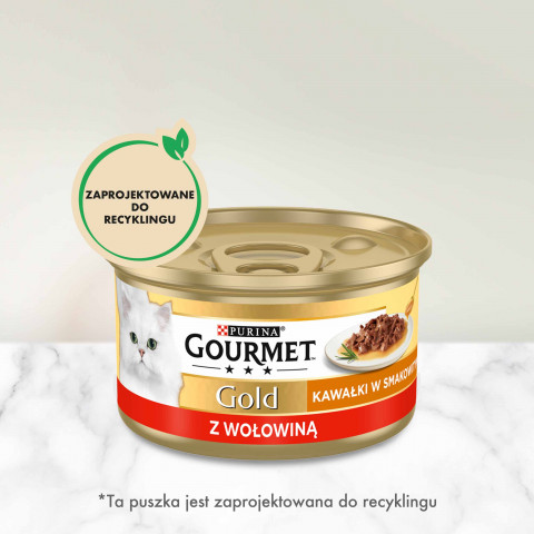 GOURMET Gold Sauce Delight Rindfleisch - Katzen Nassfutter - 85 g - Fotogalerie 9