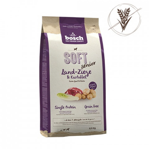 BOSCH Soft Senior Goat & Potatoes - trockenfutter für Hunde - 2,5kg - Fotogalerie 1