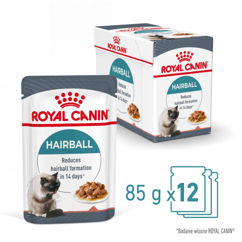 ROYAL CANIN FCN Hairball Care Stückchen in Soße - Nassfutter für Katzen - 12x85 g - Fotogalerie 9