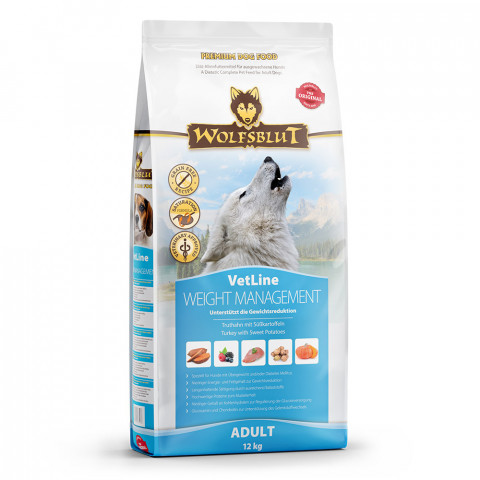 WOLFSBLUT VetLine Weight Management Turkey - trockenfutter für Hunde - 12kg - Fotogalerie 1