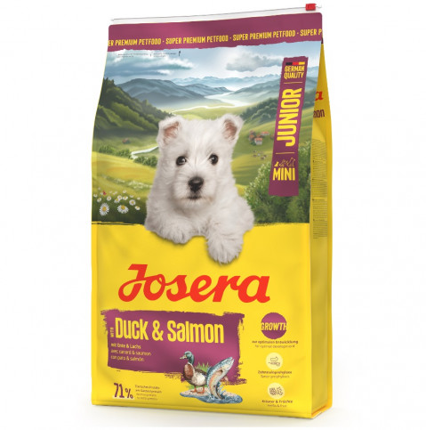 JOSERA Mini Junior Duck & Salmon - trockenfutter für Hunde - 900g - Fotogalerie 1