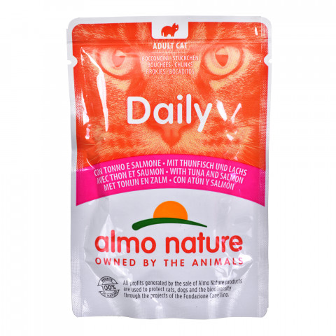 Almo Nature Daily Thunfisch mit Lachs 70 g - Fotogalerie 1