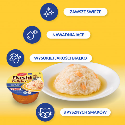 INABA Dashi Delights Huhn und Thunfisch in Brühe – Delikatesse für Katzen – 3x70 g + 1x70 g Gratis! - Fotogalerie 19