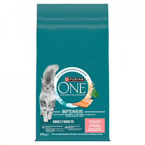 PURINA One Adult Salmon - trockenfutter für Katzen - 9,75kg - Fotogalerie 1