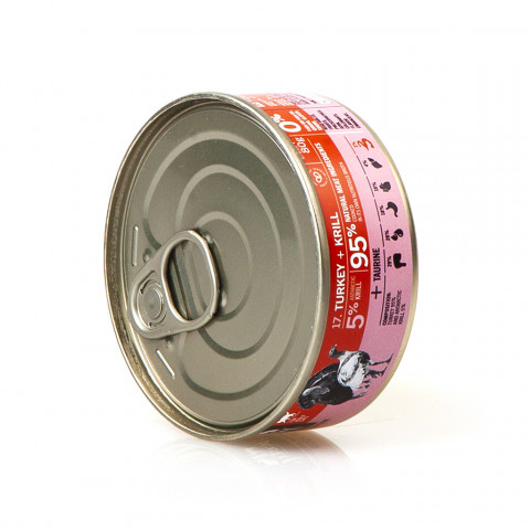 3COTY Turkey with krill - nassfutter für Katzen - 12x80g - Fotogalerie 4