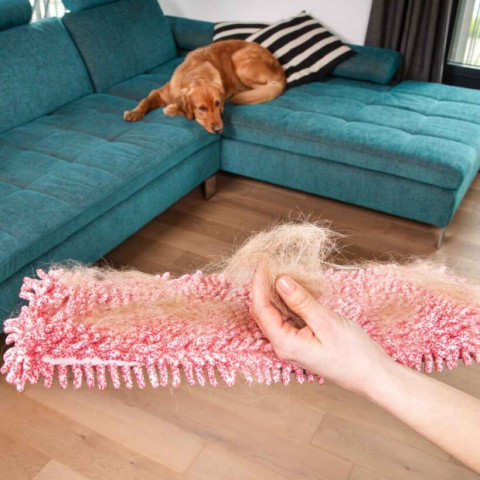VILEDA Pet Pro Ersatzbezug für Vileda 3D Chenille Flachwischer + GRATIS! Vileda PET PRO Mikrofaserhandtuch M 70x45 cm - Fotogalerie 18