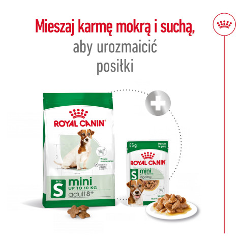 Royal Canin Mini Adult 8+ 8 kg Senior Geflügel, Reis, Gemüse - Fotogalerie 2
