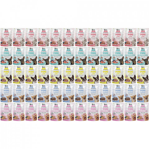 BRIT Care Mini MIX SMAKÓW - mokra karma dla psa - 60x85g - Fotogalerie 1