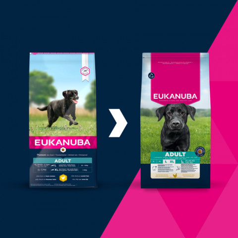 EUKANUBA Adult L XL Rich in chicken - trockenfutter für Hunde - 15kg - Fotogalerie 3