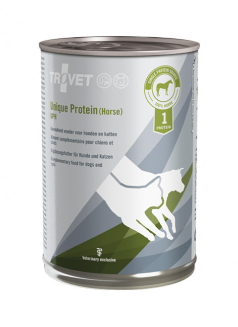 TROVET Unique Protein UPH with horse - Nassfutter für Hunde und Katzen - 400 g - Fotogalerie 1