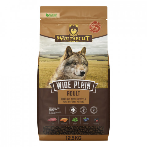 WOLFSBLUT Wide Plain Horse - trockenfutter für Hunde - 2x12,5kg - Fotogalerie 2