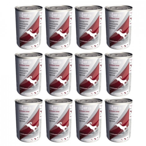 TROVET Hypoallergenic TPD mit Pute - Nassfutter für Hunde - 12x400g - Fotogalerie 1