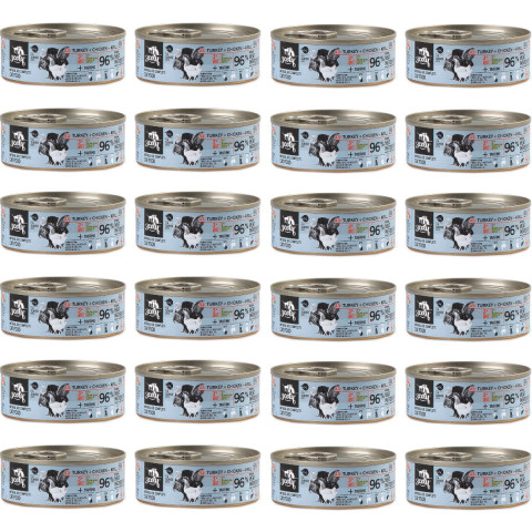 3COTY Turkey with chicken and krill Senior - nassfutter für Katzen - 24x80g - Fotogalerie 1