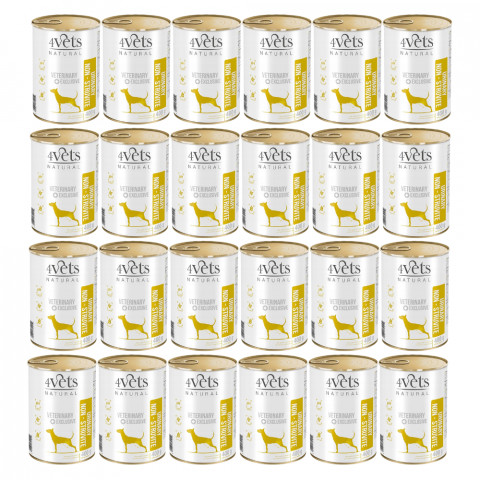 4VETS Natural Urinary No Struvit Dog - Nassfutter für Hunde - 24x400g - Fotogalerie 1