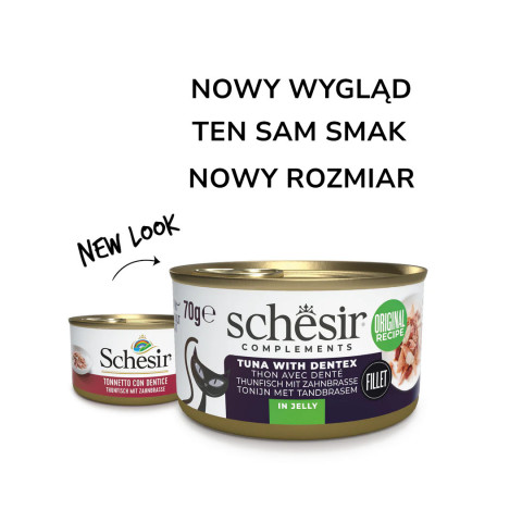 SCHESIR Oceanic Adult Thunfisch mit Dentic - Nassfutter für Katzen - 70g - Fotogalerie 2