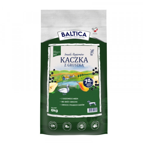 BALTICA Smaki regionów Small breeds Duck with pear - trockenfutter für Hunde - 6kg - Fotogalerie 1