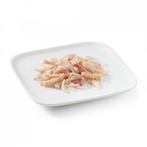 SCHESIR Chicken with ham in jelly - Nassfutter für Hunde - 4 x 85g - Fotogalerie 2