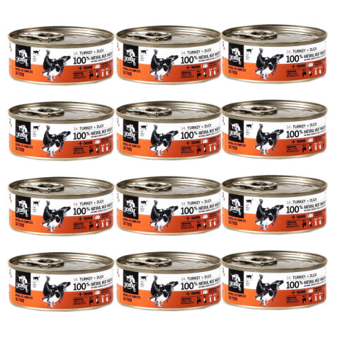 3COTY Turkey with duck - nassfutter für Katzen - 12x80g - Fotogalerie 1