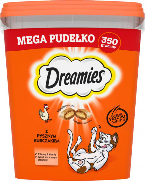 DREAMIES Mixed Flavours mit Huhn und Käse - Katzenleckerli - 350g - Fotogalerie 1