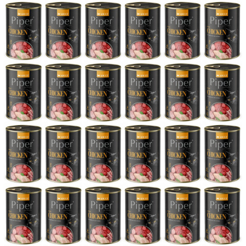 DOLINA NOTECI Piper Animals mit Huhn - Nassfutter für Katzen - 24x400g - Fotogalerie 1