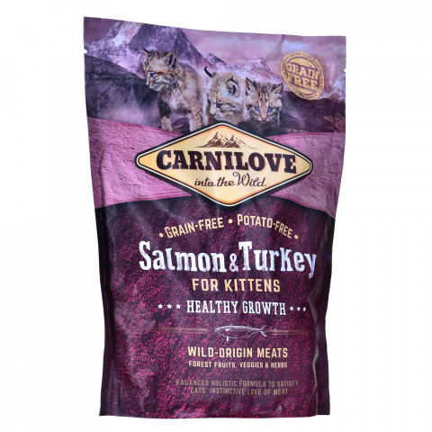 CARNILOVE Cat Salmon & Turkey For Kittens - Trockenfutter für Katzen - 400 g - Fotogalerie 3