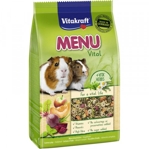 VITAKRAFT Menu Vital - futter für meerschweinchen - 3 kg - Fotogalerie 1