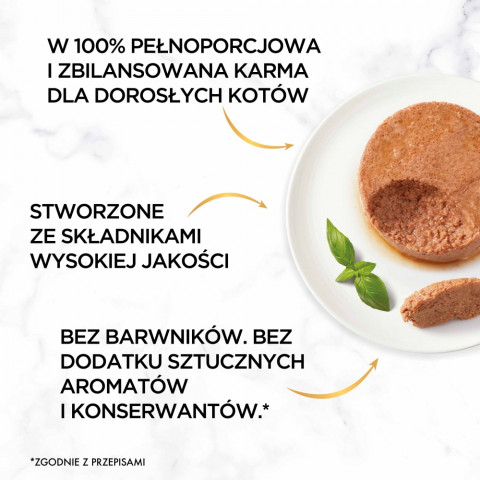 PURINA Gourmet Gold Mousse - nassfutter für Katzen - 48x85g - Fotogalerie 2