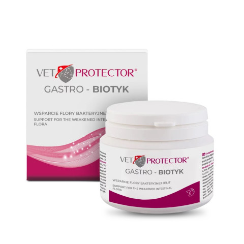 JM SANTE Vet Protector Gastro - Biotyk - multibiotikum für hunde und katzen – 60 g - Fotogalerie 1