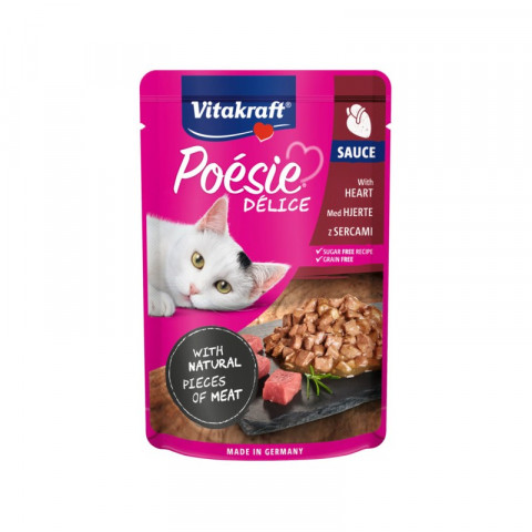 VITAKRAFT POESIE DELICE Herzen - Nassfutter für Katzen - 85 g - Fotogalerie 1