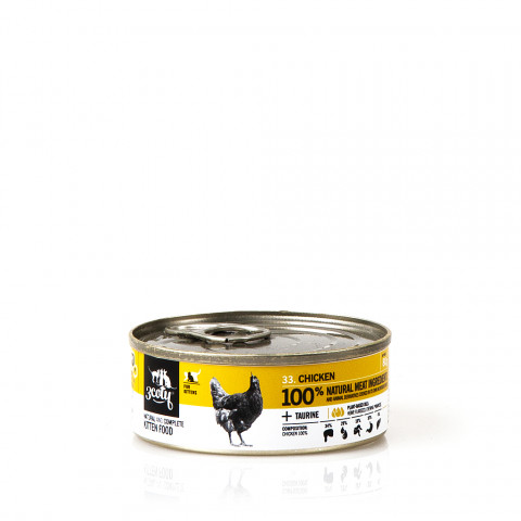 3COTY Chicken For kittens - nassfutter für Katzen - 24x80g - Fotogalerie 5