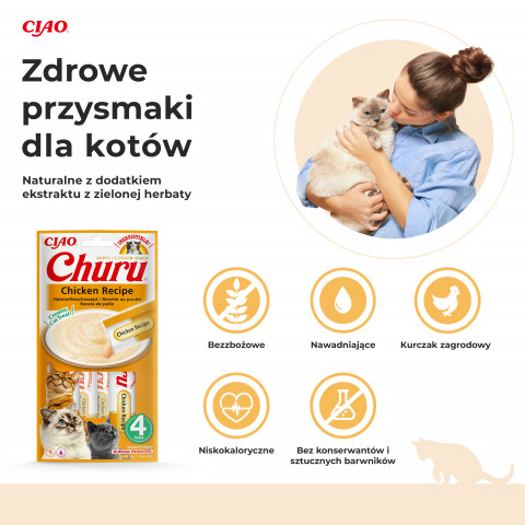 INABA Churu Huhn - Katze behandeln - 4x14 g - Fotogalerie 7