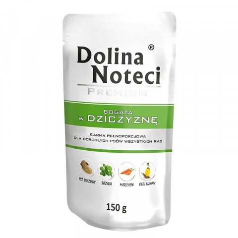 Dolina Noteci Premium Nassfutter für Hunde mit Wildfleisch - 150g - Fotogalerie 1