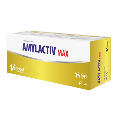 VETFOOD Amylactiv Max - nahrungsergänzungsmittel für hunde und katzen - 120 stück - Fotogalerie 1