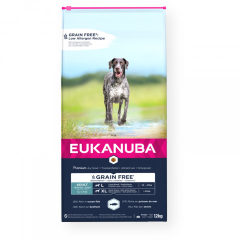 EUKANUBA Grain Free Large Breed - Trockenfutter für Hunde - 12 kg - Fotogalerie 1
