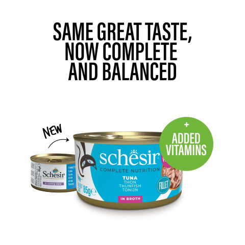 SCHESIR in cooking water Tuna - nassfutter für Katzen – 85 g - Fotogalerie 2
