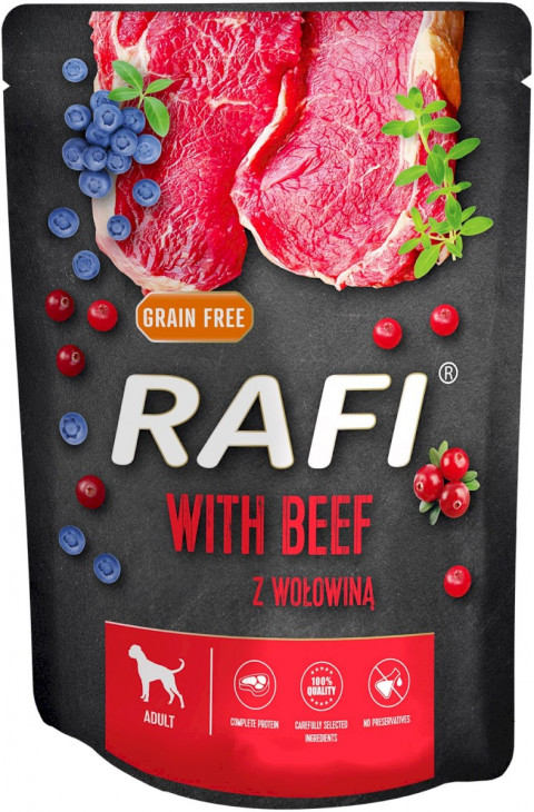 DOLINA NOTECI Rafi with beef - nassfutter für Hunde - 300g - Fotogalerie 1