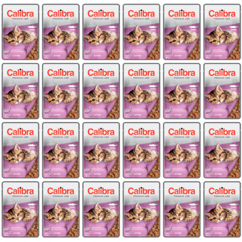 CALIBRA Cat Premium Kitten Salmon - Nassfutter für Katzen - 24x100g - Fotogalerie 1