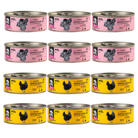 3COTY Cheers! MIX aus 2 Geschmacksrichtungen – Nassfutter für Katzen – 12x75g - Fotogalerie 1