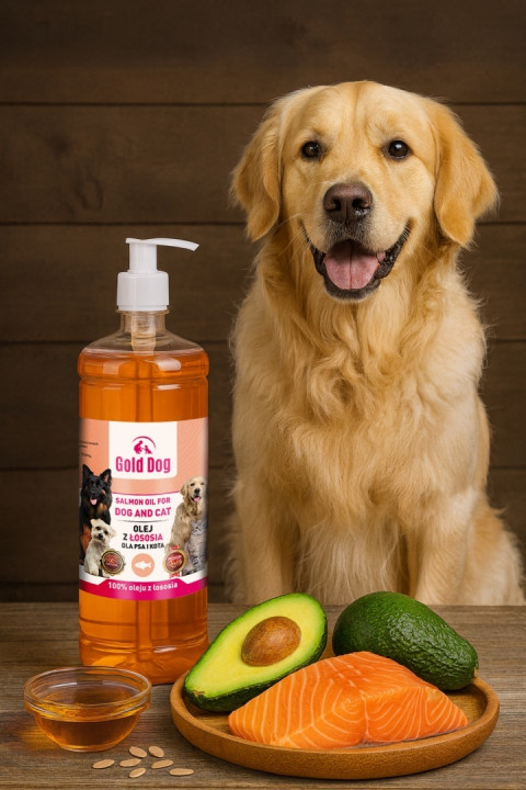  GOLD DOG - lachsöl für hunde und katzen - 1 l - Fotogalerie 2