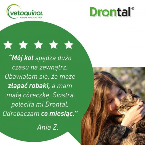 VETOQUINOL Drontal - Antiparasitentabletten für Katzen - 2 Stk. - Fotogalerie 3