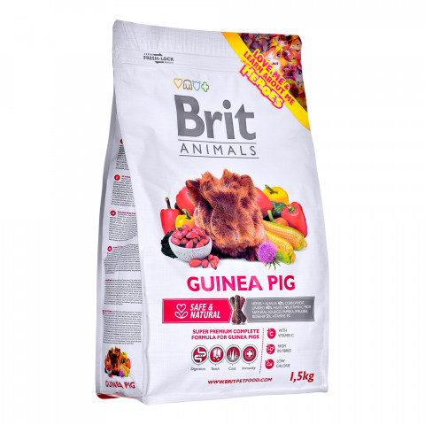 BRIT Animals Guinea Pig Complete - Trockenfutter für Meerschweinchen - 1,5 kg - Fotogalerie 1