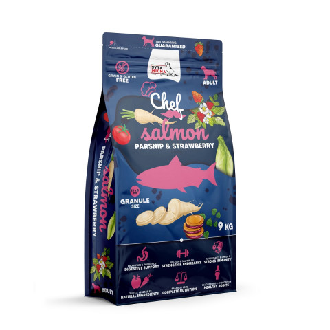 SYTA MICHA Chef Salmon, parsnip and strawberry - trockenfutter für Hunde - 9kg - Fotogalerie 1