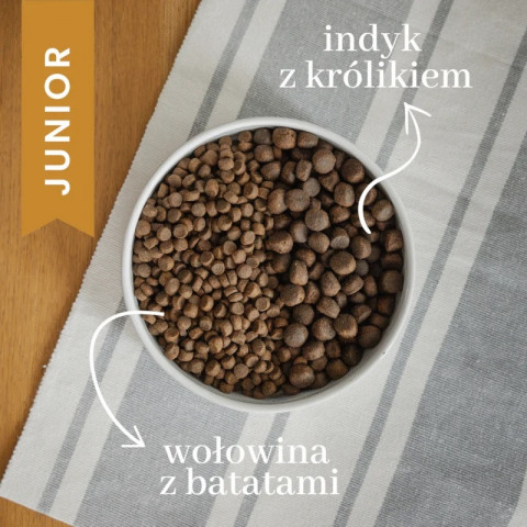 PERRO Junior Turkey with rabbit Medium and large breeds - trockenfutter für Hunde - 1kg - Fotogalerie 3